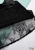 Boho Sleepwear, Pajamas Set, PJ Satin Black Lace, Blanche(12 Colors)